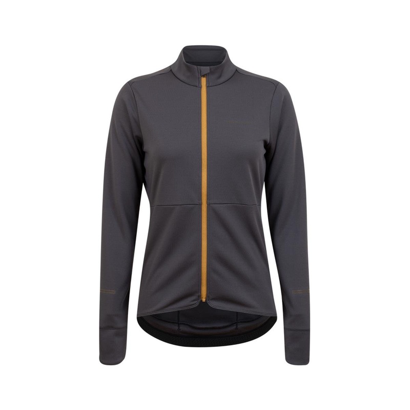 Pearl iZUMi Womens Quest Thermal Long Sleeve Jersey (Dark Ink/Toffee) (XS)