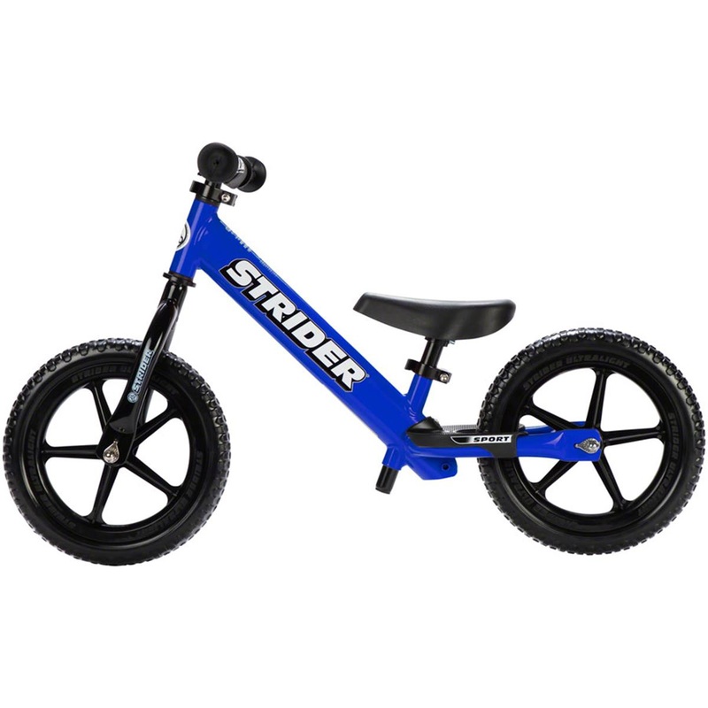 Strider Sport 12″ Kids Balance Bike (Blue)