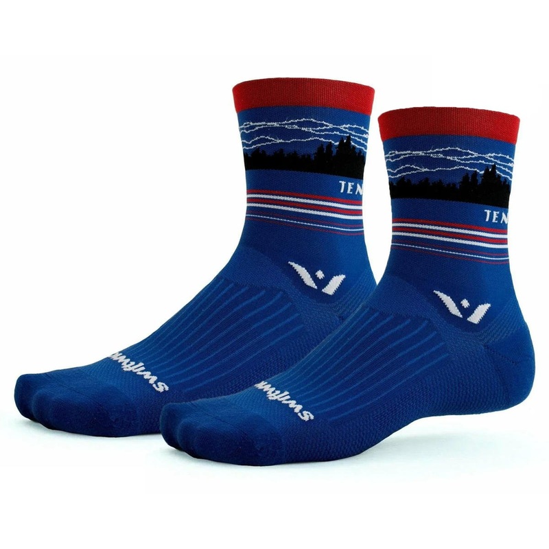 Swiftwick Vision Five Socks (Tribute Tennessee Flag) (L)