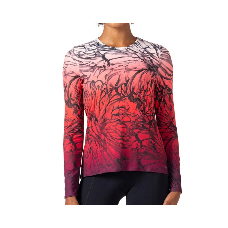 Terry Women’s Soleil Flow Long Sleeve Top (Blossom Fade) (S)