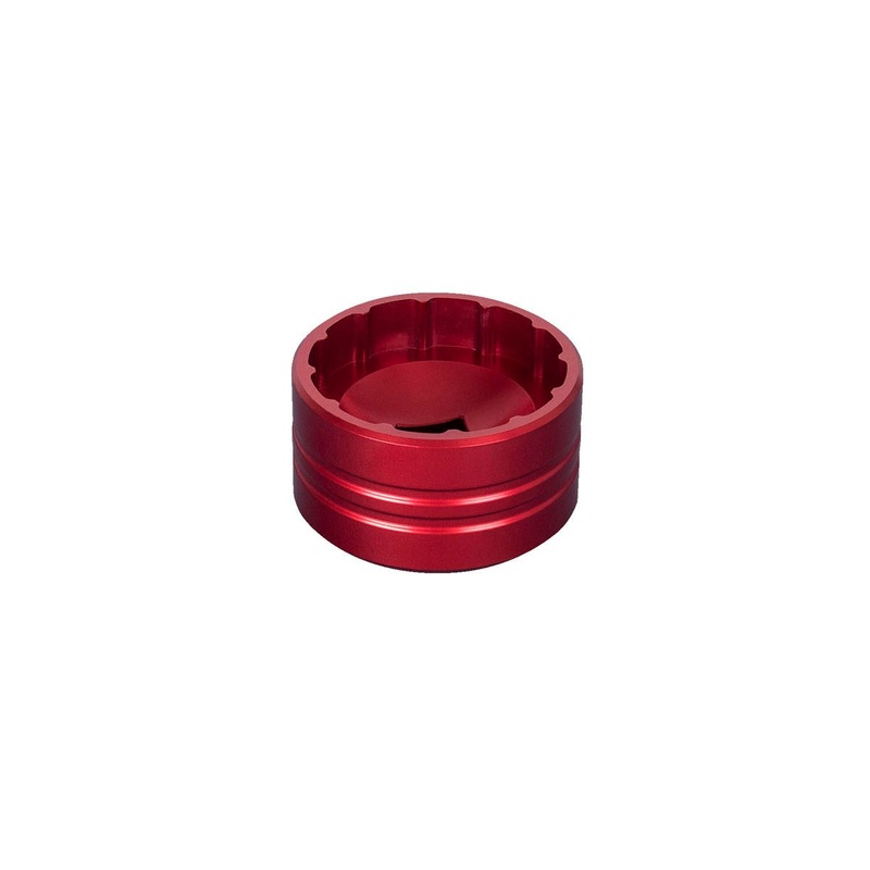Unior 1671 BSA30 Aluminum Bottom Bracket Socket Tool (Red) (12 Notches) (1/2″ Drive)