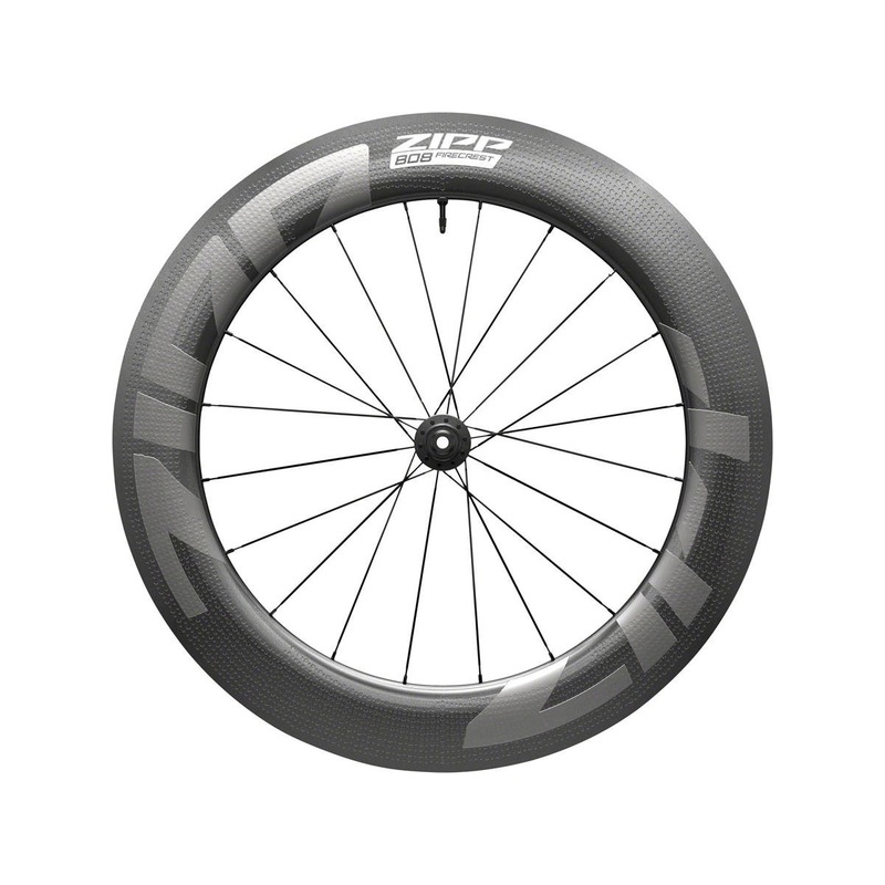 Zipp 808 Firecrest Tubeless Road Wheels (Black) (Centerlock) (B1) (Front) (700c)