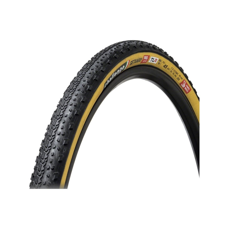 Challenge Getaway Pro TLR Tire (Black/Tan) (700c) (45mm)
