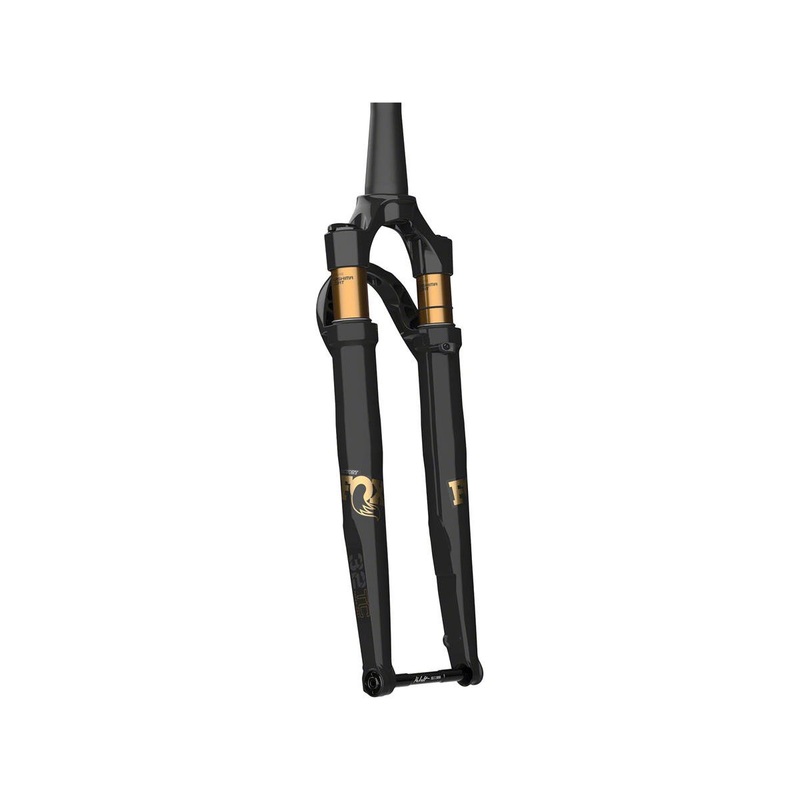 Fox Suspension 32 Factory Taper-Cast Fork (Shiny Black) (45mm Offset) (GRIP SL | Kabolt SL) (700c) (40mm) (GRIP SL) (Tapered)