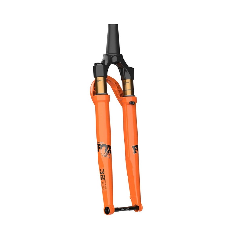 Fox Suspension 32 Factory TC Fork (Shiny Orange) (45mm Offset) (GRIP SL | Kabolt SL) (700c) (40mm) (GRIP SL) (Tapered)