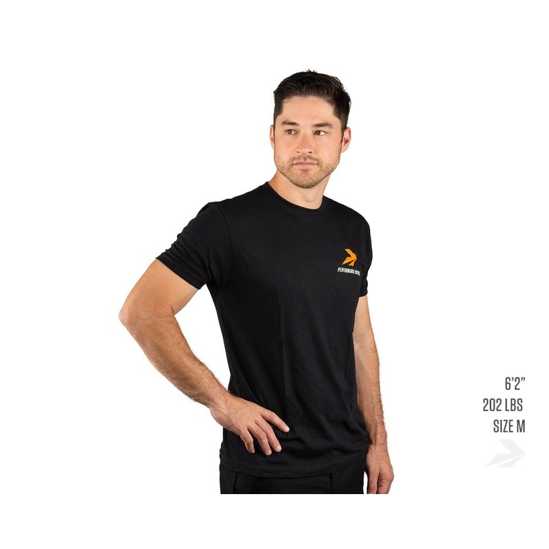 Performance Men’s Challenge The Road T-Shirt (Black) (M)