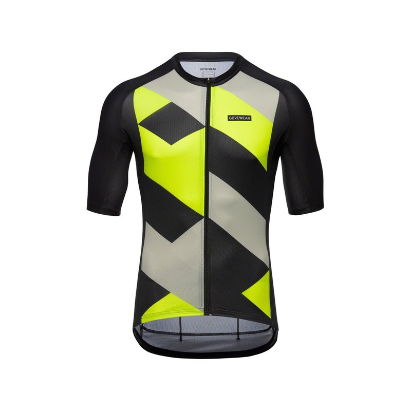 Gore Wear Spirit Signal Jersey (Black/Yellow) (Men’s) (S)