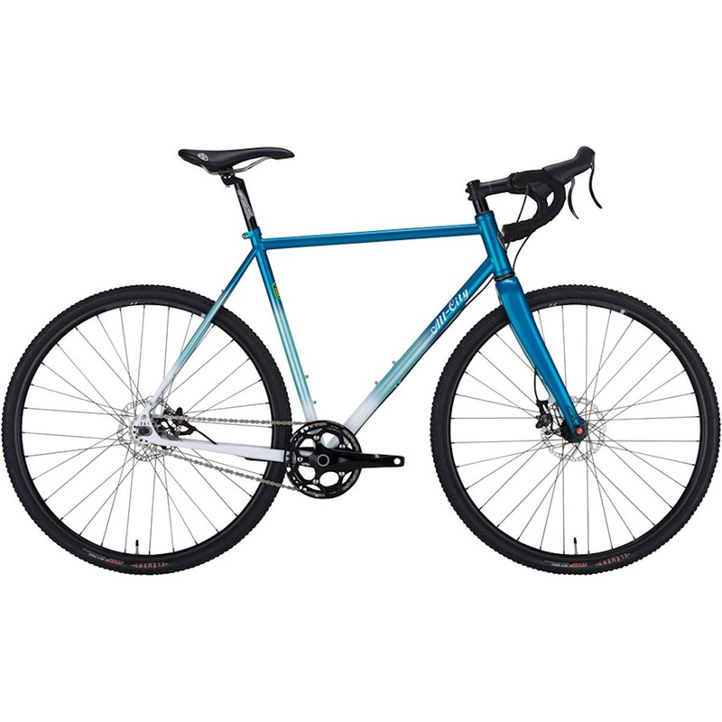 All-City 46cm Nature Boy Disc 853 Complete Bike (Teal/White Fade)