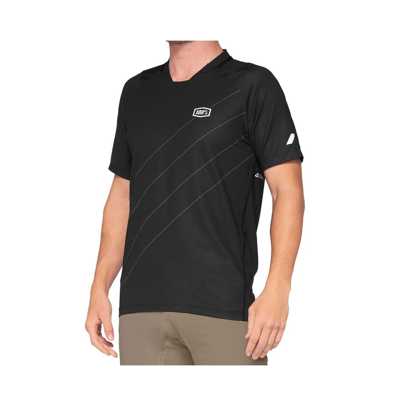 100% Celium Jersey (Dark Grey/Black) (L)