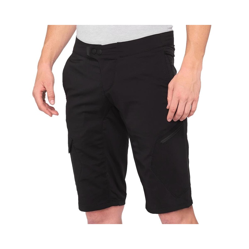 100% Men’s Ridecamp Shorts (Black) (30)