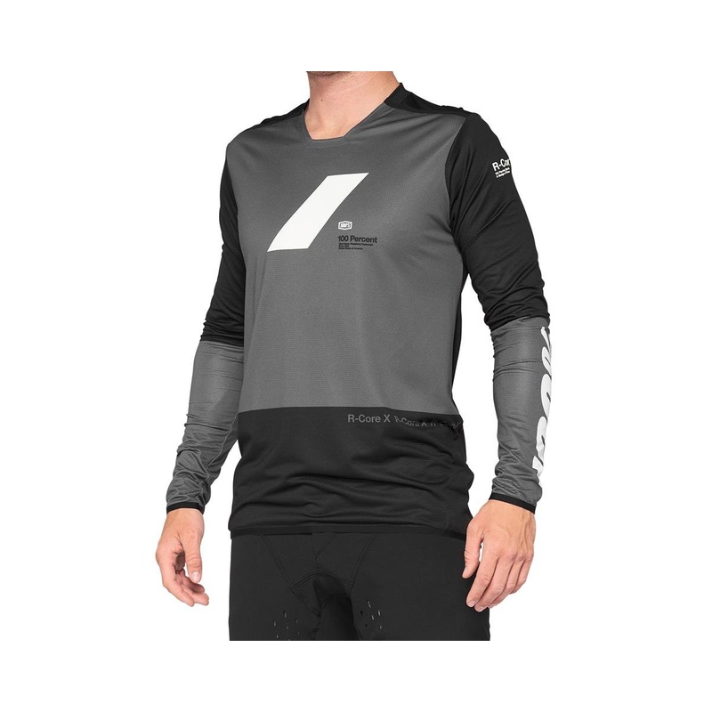 100% R-Core X Jersey (Charcoal/Black) (S)