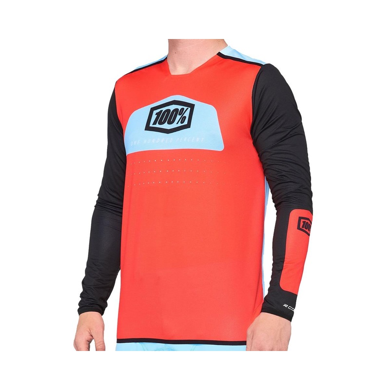 100% R-Core X Jersey Fluo (Red) (S)