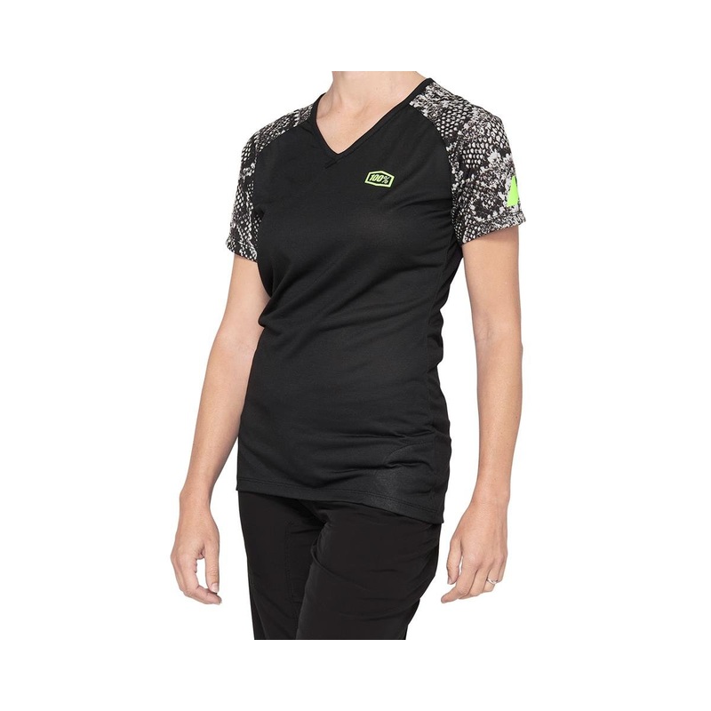 100% Women’s Airmatic Jersey (Black Python) (S)