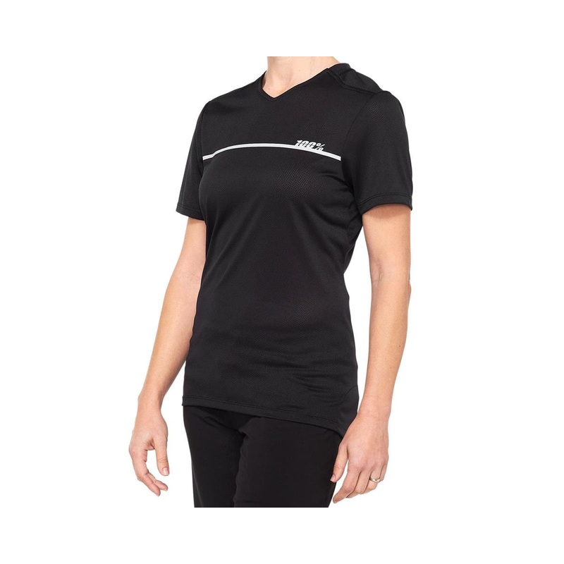 100% Women’s Ridecamp Jersey (Black) (S)