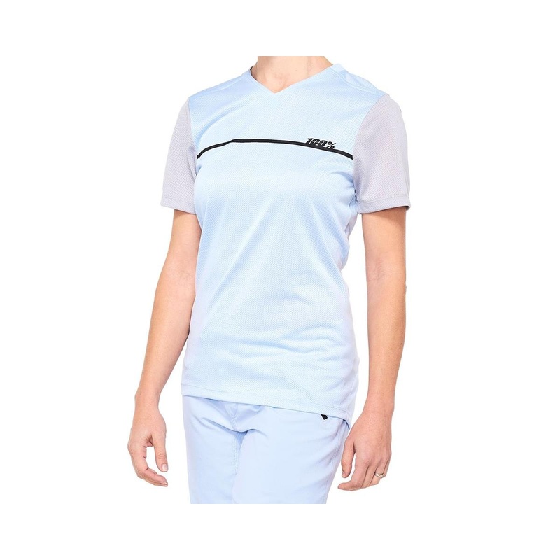 100% Women’s Ridecamp Jersey (Powder Blue) (S)