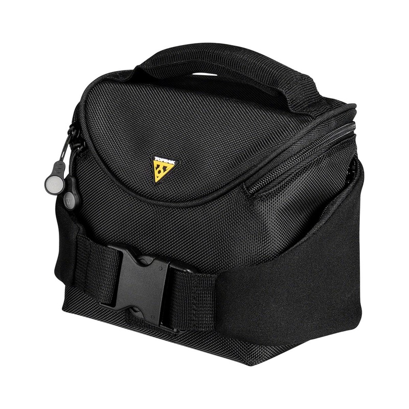 Topeak Compact Handlebar Bag (Black) (2L) (w/ Fixer 8 Mount)