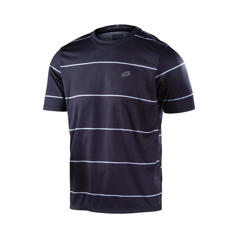 Troy Lee Designs Flowline Short Sleeve Jersey (Revert Black) (S)
