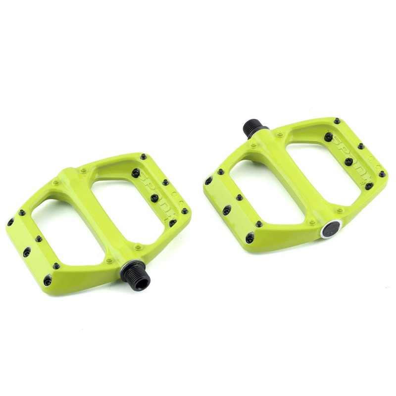 Spank Spoon DC Pedals (Lime Green)