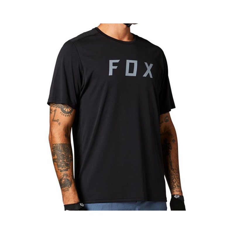 Fox Racing Ranger TrudDri Short Sleeve Jersey (Black) (S)