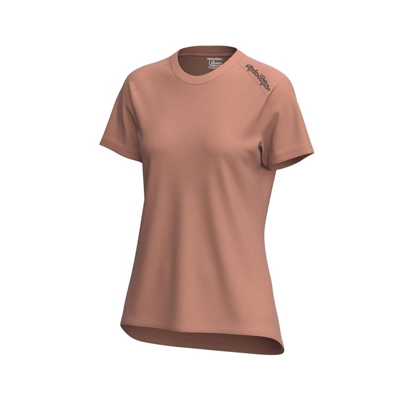 Troy Lee Designs Women’s Lilium Short Sleeve Jersey (Mono Terra Cotta) (S)