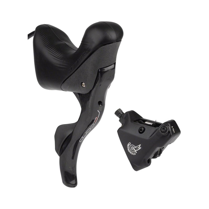 Campagnolo Record Ergopower Hydraulic Brake/Shift Lever Kit (Black) (140mm Caliper) (Right) (12 Speed) (Flat Mount)