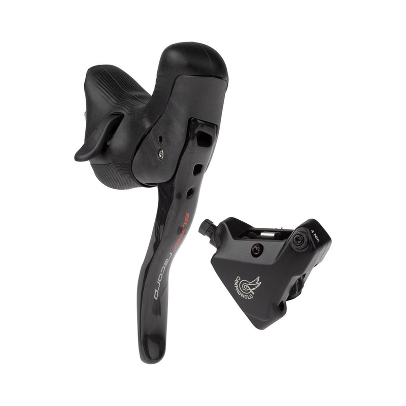 Campagnolo Super Record Ergopower EPS Hydraulic Brake/Shift Lever Kit (Black) (140mm Caliper) (Left) (2x) (Flat Mount)