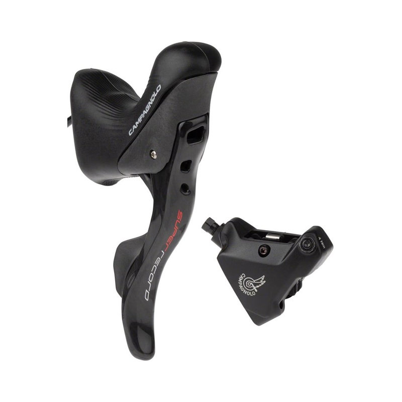 Campagnolo Super Record Ergopower Hydraulic Brake/Shift Lever Kit (Black) (140mm Caliper) (Right) (12 Speed) (Flat Mount)