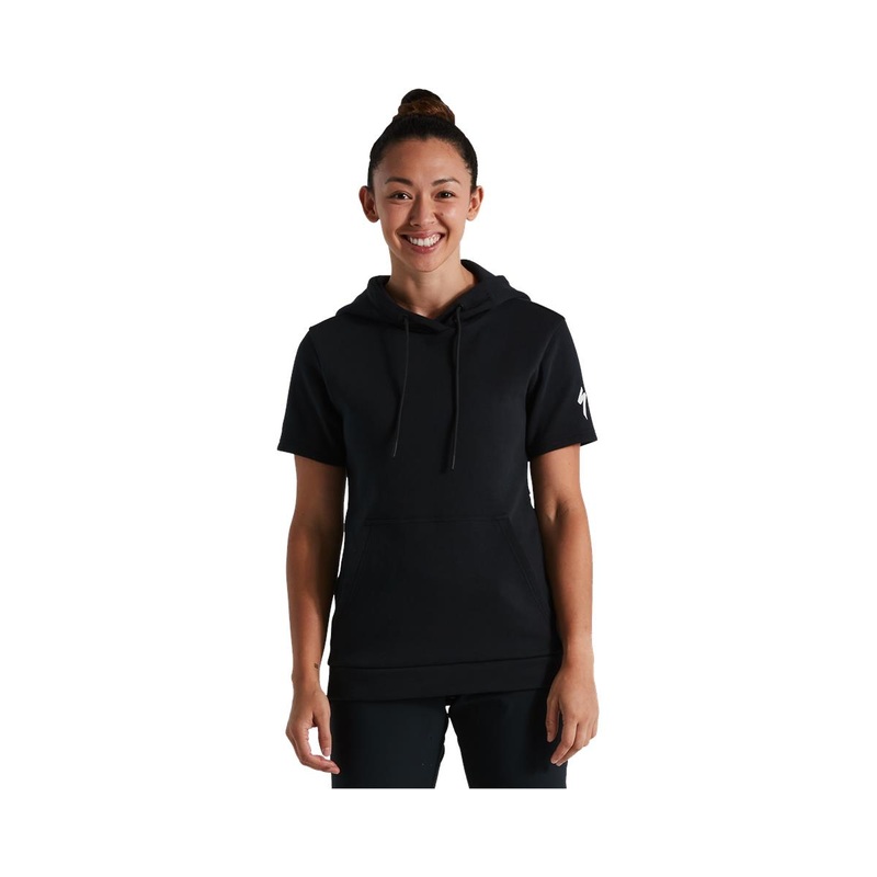 Specialized Women’s Legacy Short Sleeve Hoodie (Black) (M)