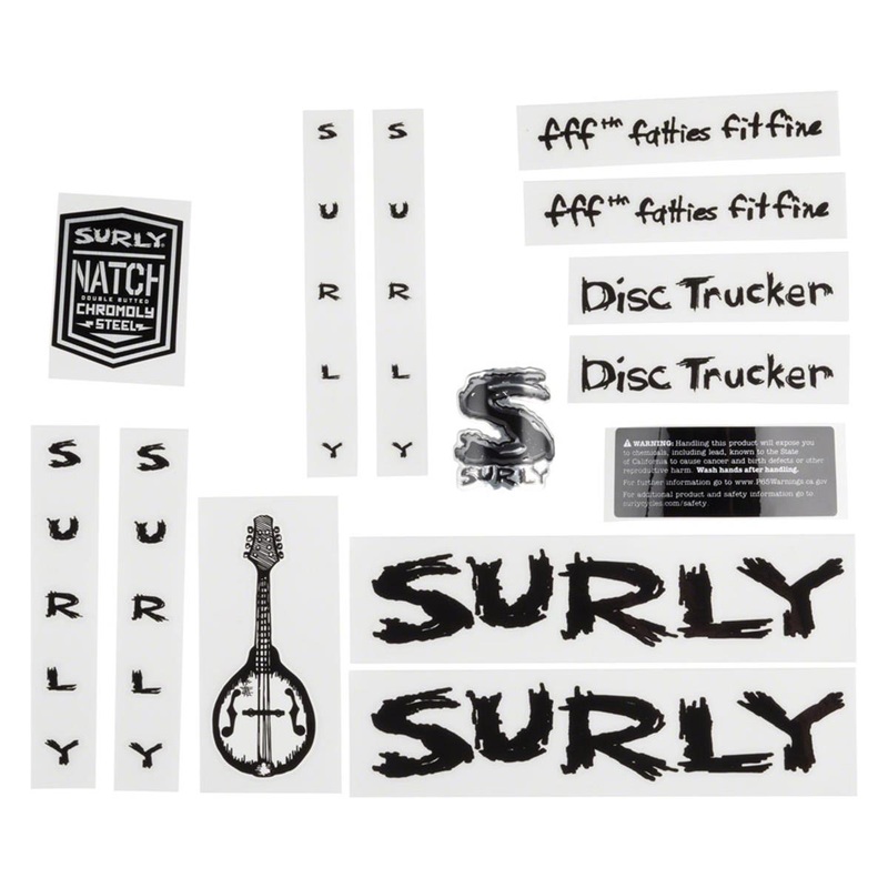 Surly Disc Trucker Decal Set (Black)