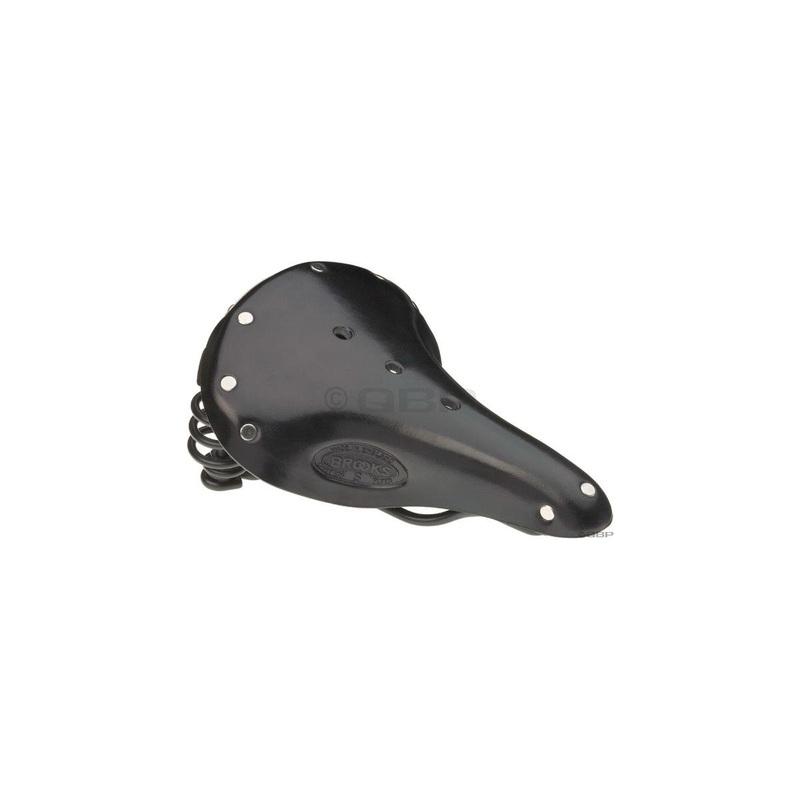 Brooks Flyer Women’s Saddle (Black) (w/ Black Steel Rails)