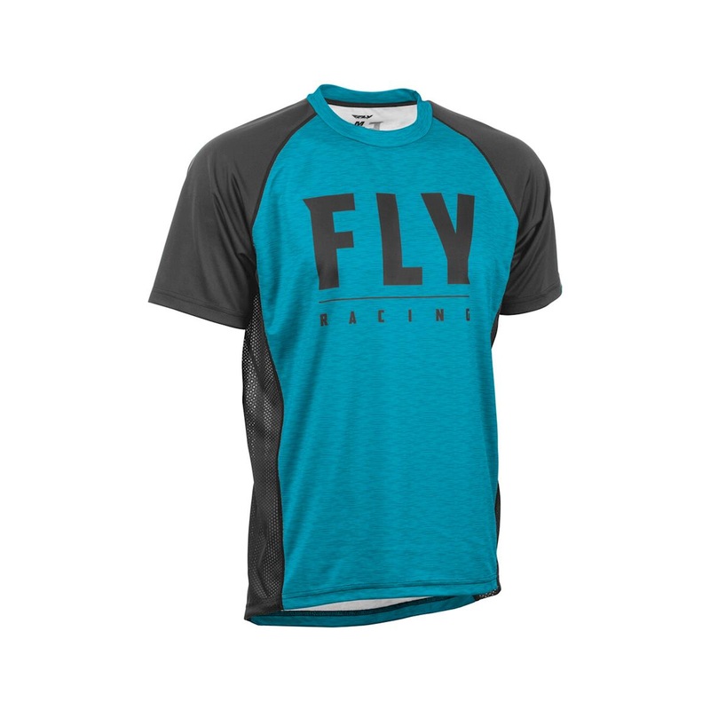 Fly Racing Super D Jersey (Blue Heather/Black) (S)