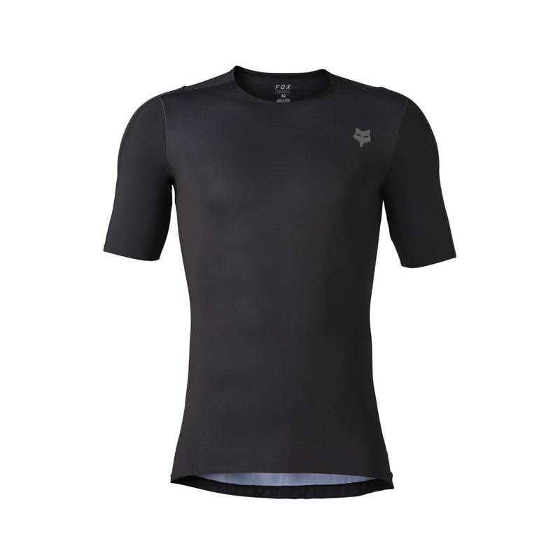 Fox Racing Flexair Ascent Short Sleeve Jersey (Black) (M)