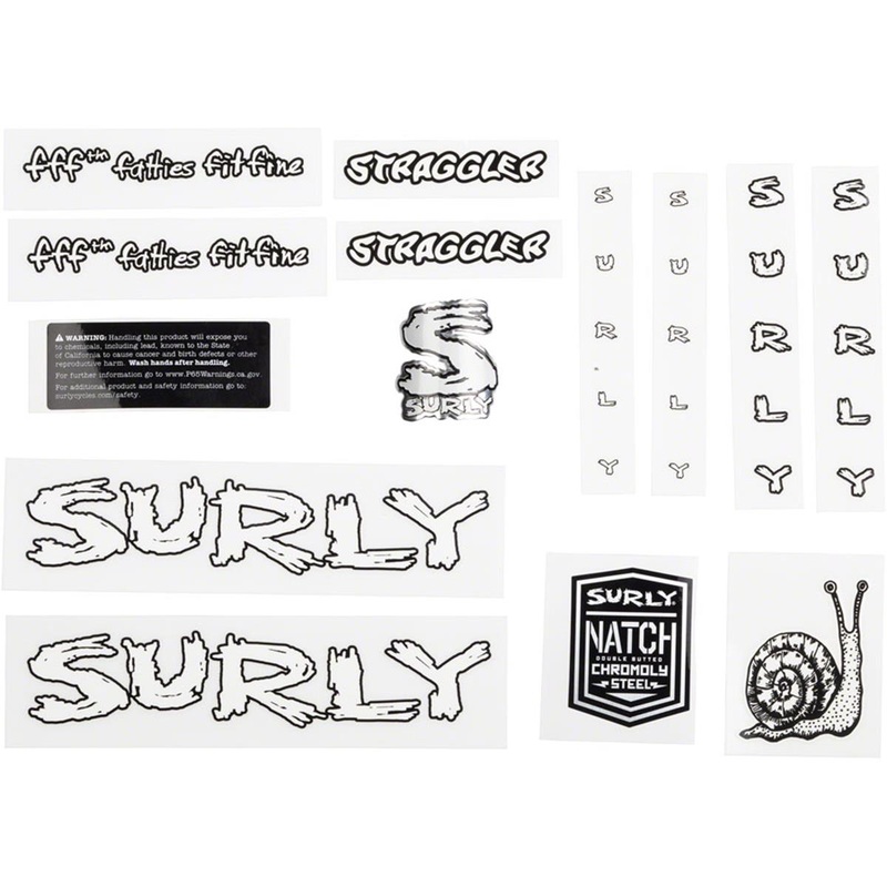 Surly Straggler Decal Set (White)