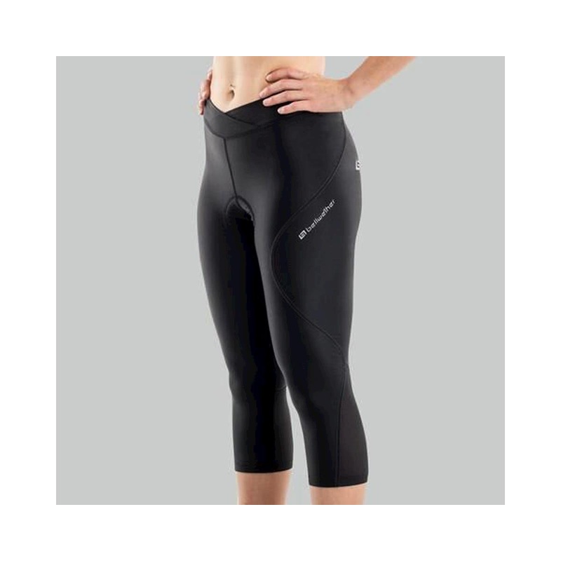Bellwether Women’s Capri Cycling Pant (Black) (S) (w/ Chamois)