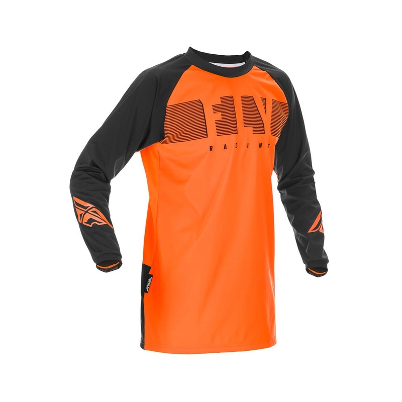 Fly Racing Windproof Jersey (Orange/Black) (M)
