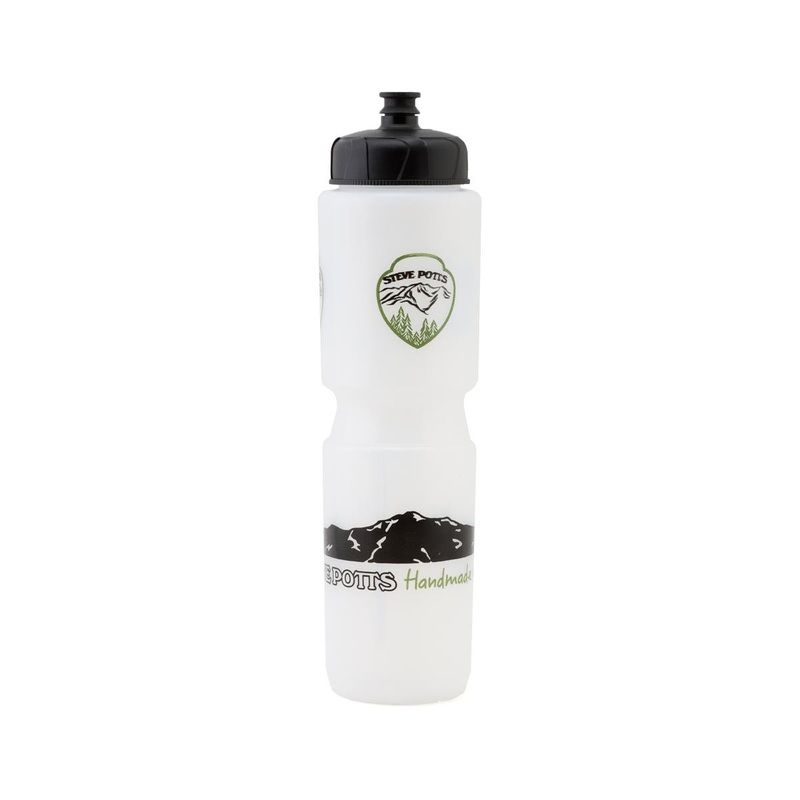 Soma Further Extra Large Cycling Water Bottle (Clear/Black) (Pull-Open) (36oz) (Steve Potts)