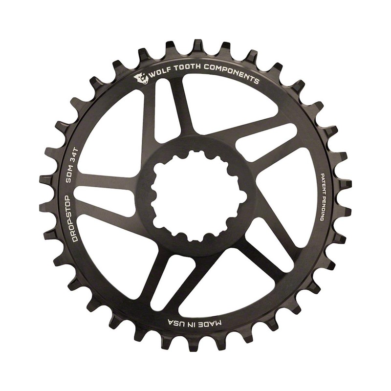 Wolf Tooth Components SRAM Direct Mount Chainrings (Black) (Drop-Stop A) (Single) (6mm Offset) (30T)