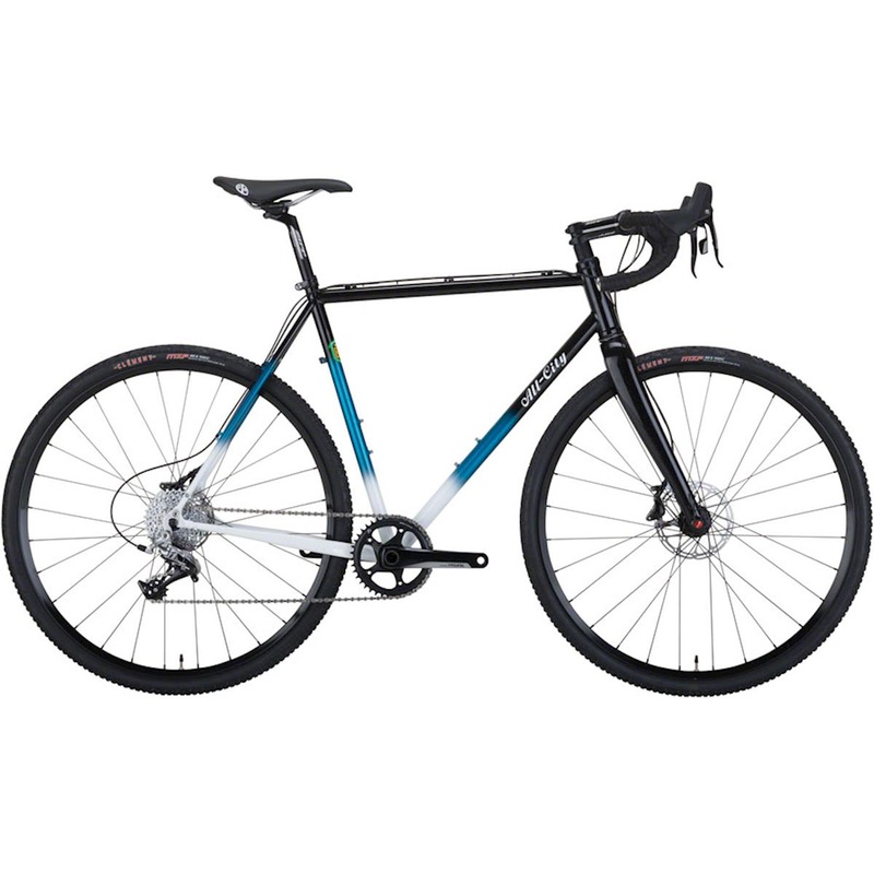 All-City 46cm Macho King Complete Bike (Black/Teal Fade)