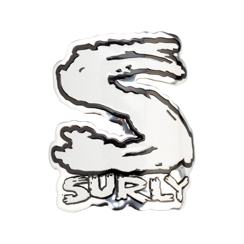 Surly Headbadge (White)