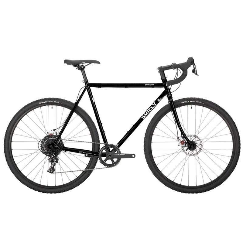 Surly Straggler 700c Gravel Commuter Bike (Black) (54cm)