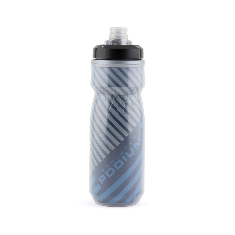 Camelbak Podium Chill Insulated Water Bottle (Navy/Blue Stripe) (21oz)