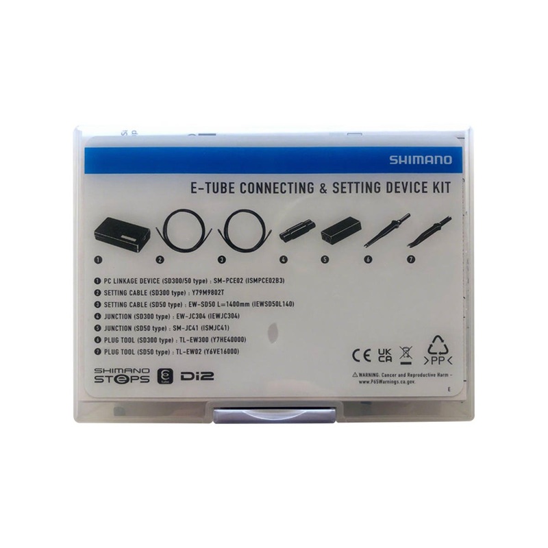 Shimano E-Tube Connecting & Setting Device Kit (Black) (Shimano Steps/Shimano Di2) (SM-PCE02)
