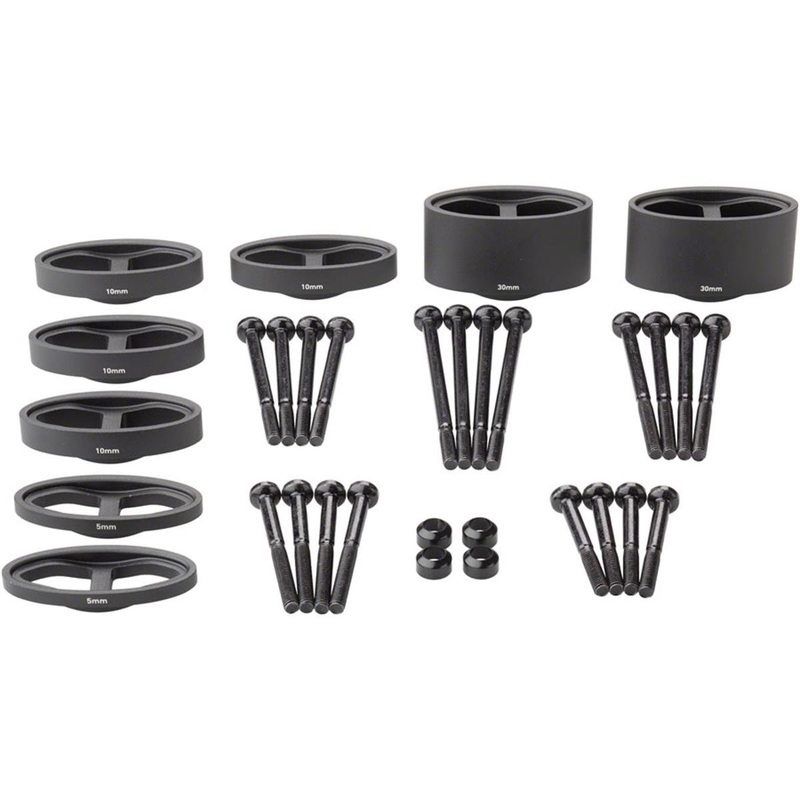 Zipp Vuka Aero C1 Riser Kit w/ Hardware (2 x 5 mm/4 x 10mm/2 x 30 mm)