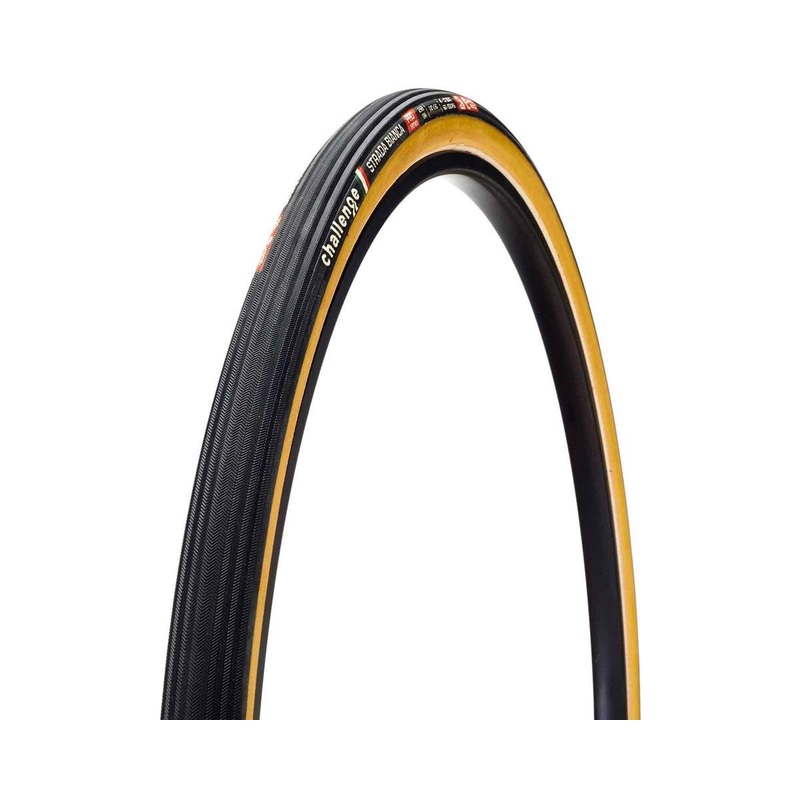 Challenge Strada Bianca Pro Handmade Tubeless Tire (Tan Wall) (700c) (30mm) (SuperPoly Corazza)