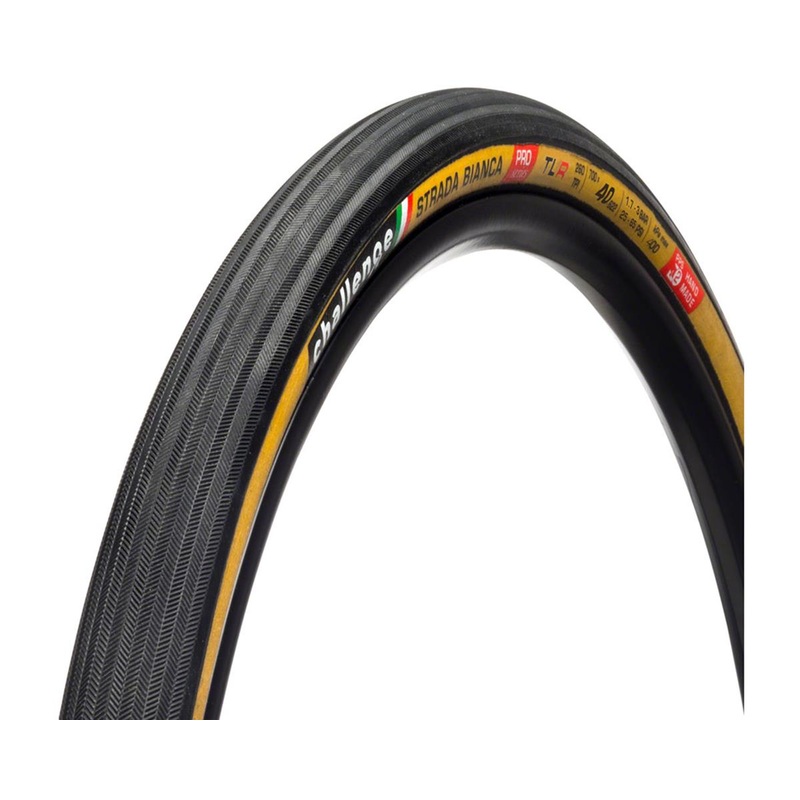 Challenge Strada Bianca Pro Handmade Tubeless Tire (Tan Wall) (700c) (40mm) (SuperPoly Corazza)