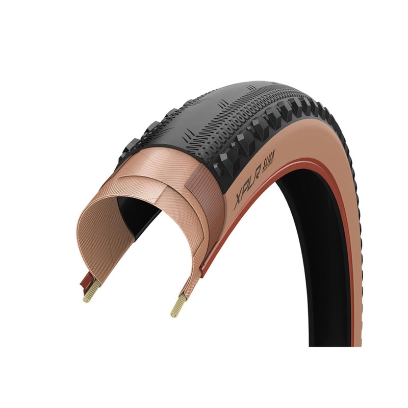 Zipp Goodyear XPLR Slick Tubeless Gravel Tire (Tan Wall) (700c) (40mm) (Dynamic:UHP/M:Wall) (For Zipp 303 XPLR Only)