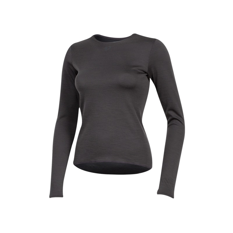 Pearl iZUMi Women’s Merino Thermal Long Sleeve Base Layer (Phantom) (S)