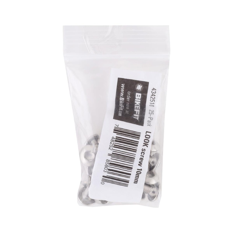 BikeFit Look/Shimano Cleat Screws (25 Pack) (10mm)
