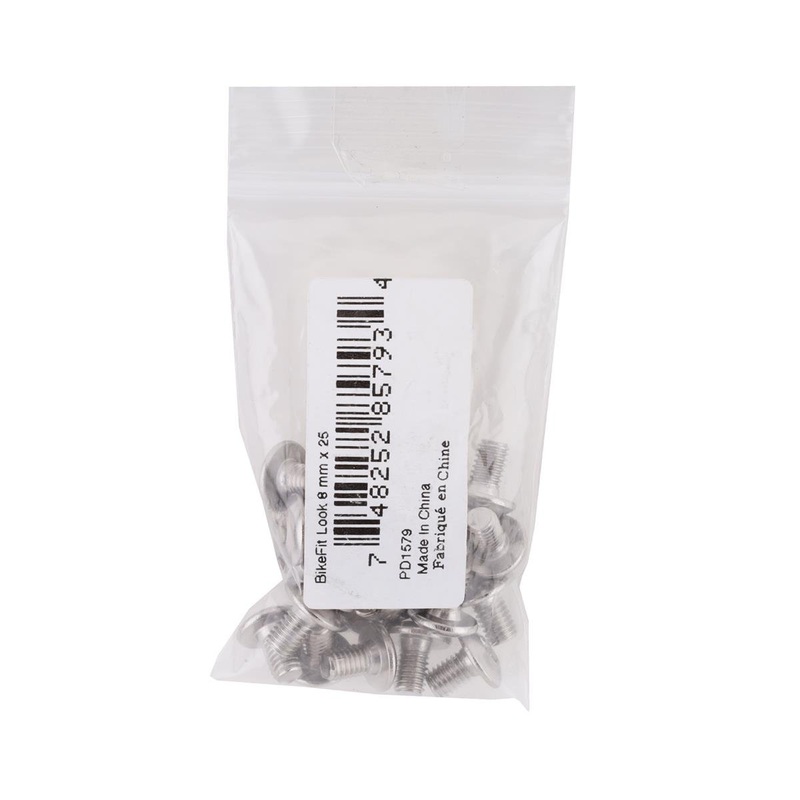 BikeFit Look/Shimano Cleat Screws (25 Pack) (8mm)