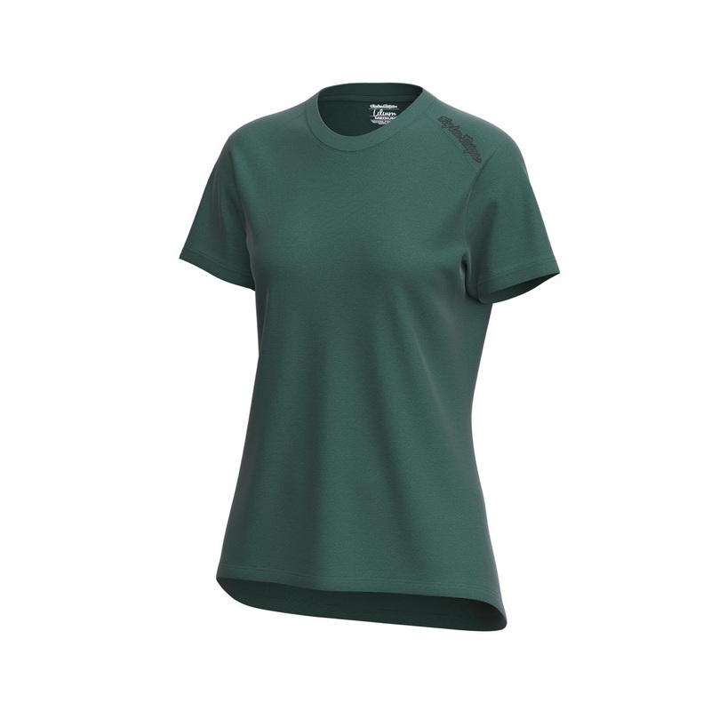Troy Lee Designs Women’s Lilium Short Sleeve Jersey (Mono Jade) (S)